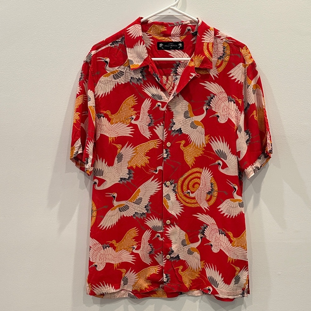 Allsaints Crane Print Shirt